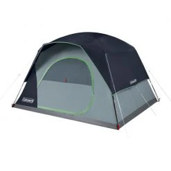 Hot Sale ???? Coleman Skydome Blue Nights 6-Person Camping Tent Blue ????