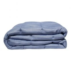 Promo ???? ARCTIC COMFORT 15 Lb. Cooling Weighted Blanket Light Blue ????