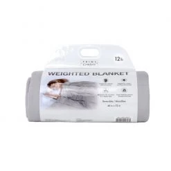 Wholesale ???? Prima Comfort 12 Lb. Microfiber Weighted Blanket Gray ????