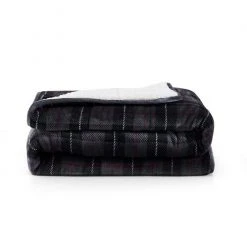 Best reviews of ???? Je T'adore 15 Lb. Velvet Sherpa Weighted Blanket Gray/White ????