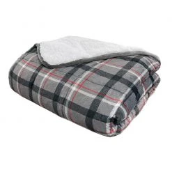 New ???? Je T'adore 20 Lb. Velvet Sherpa Weighted Blanket Gray Combo ????