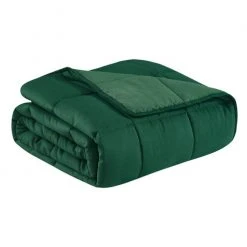 Wholesale ???? Sleepmode 15 Lb. Microfiber Weighted Blanket Green Combo ????