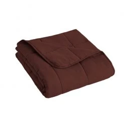 Coupon ⌛ Sleepmode 15 Lb. Microfiber Weighted Blanket Red ❤️
