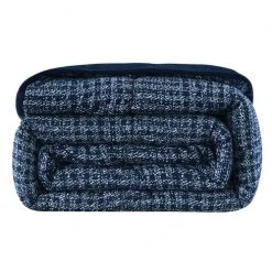 Budget ⭐ Dream Theory 12 Lb. Plush Mink Reversible Weighted Blanket Blue ????