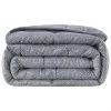 Buy ✔️ Dream Theory 15 Lb. Plush Mink Reversible Weighted Blanket Gray ????