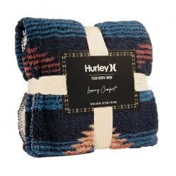 Top 10 ???? Hurley 50" X 60" Sherpa And Faux Fur Bunny Throw Blanket Blue ????