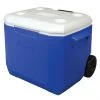 Promo ???? Coleman 60-Quart Wheeled Blue Cooler Blue ????
