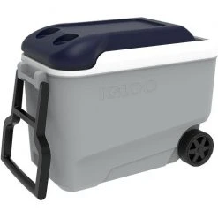 Budget ✨ Igloo Maxcold 40-Quart Roller Cooler Gray/Blue ???? -Stansport SHOP 0735 10391 8144 054 big 20