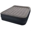 Outlet ❤️ Intex Queen 16.5" Deluxe Dura-Beam Pillow Rest Airbed With Built-In Electric Pump Original ????