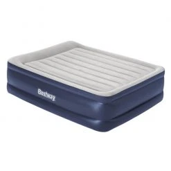 New ???? Bestway Tritech 22" Queen Air Mattress With Built-in AC Pump Original ✨