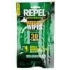 Best deal ✔️ Repel Insect Repellent 30% DEET Mosquito Wipes Original ????