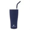 Hot Sale ⌛ Hydraflow Capri 30-oz. Double Wall Tumbler With Straw Navy Blue ✨