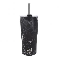 Cheapest ???? Wellness 30-oz. Double-Wall Stainless Steel Tumbler With Straw Black ????