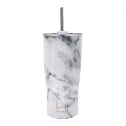 Outlet ???? Wellness 30-oz. Double-Wall Stainless Steel Tumbler With Straw White ????