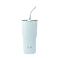 Outlet ⭐ Wellness 30 Oz. Wellness Double Wall Steel Tumbler Light Blue ✔️