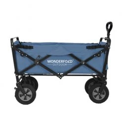 Wholesale ✔️ Wonderfold Corporation Utility Collapsible Folding Wagon With Stand Blue ????