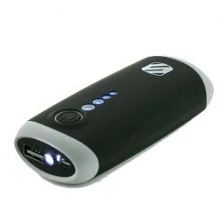 Best Sale ???? Scosche PB4400 GoBat 2-in-1 Portable Battery Pack With Flashlight Black ✔️