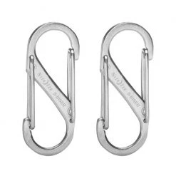 New ???? Nite Ize S-Biner Stainless-Steel Double Gated Carabiner #1 - 2-Pack Original ????