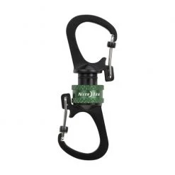 Top 10 ???? Nite Ize SlideLock 360 Degree Magnetic Locking Dual Carabiner Olive ????